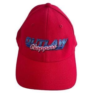 Outlaw Choppers Motorcycle Cao Hat Flexfit 7 3/8 -  8 Medium - XL